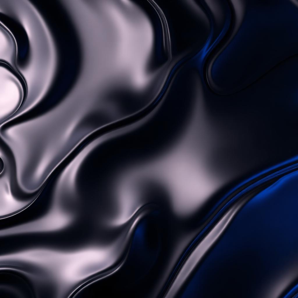 Texture liquide chromée